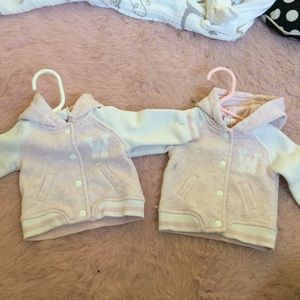 H&M Letterman Jackets twin set